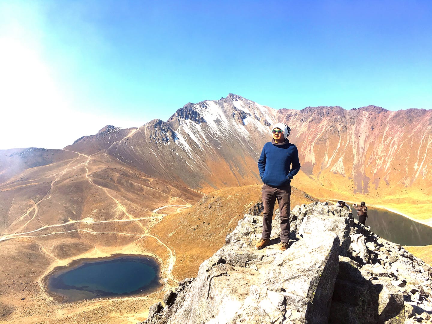 Foto de Fernando Carlos en la nieve