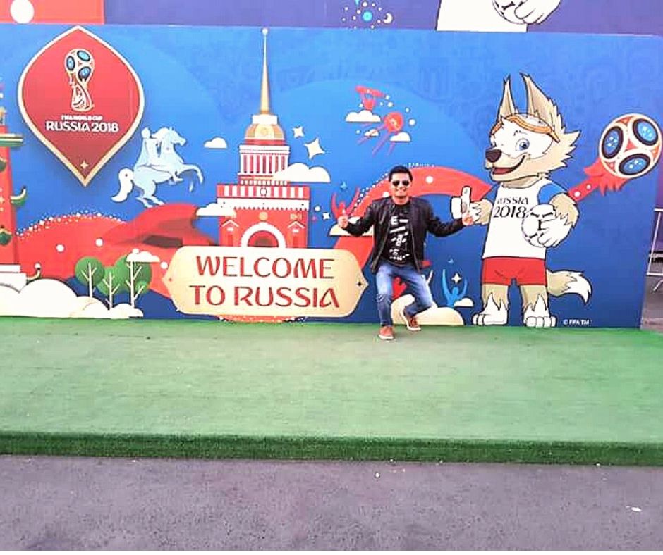 Fernando Carlos en la Copa Mundial de Fútbol de 2018 en Rusia