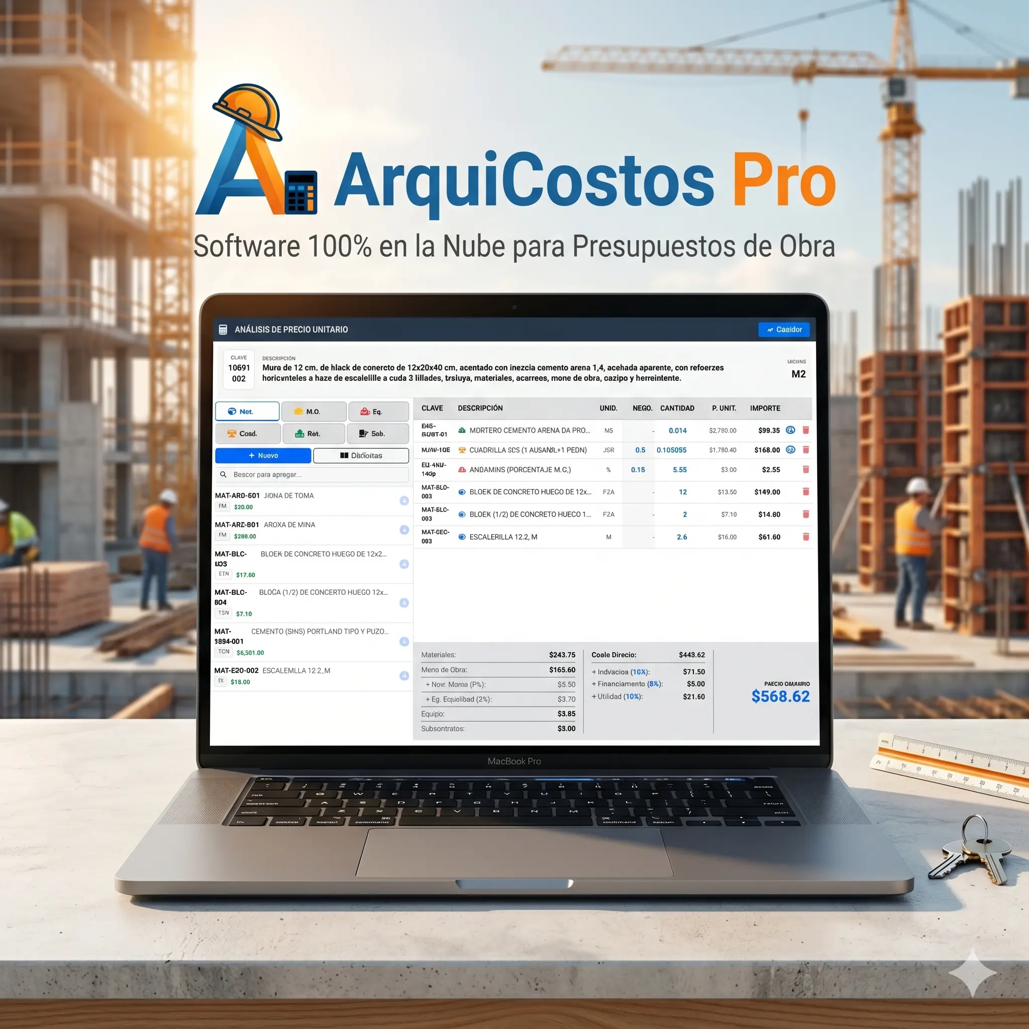 Presupuestos de Obra en Minutos - ArquiCostos Pro
