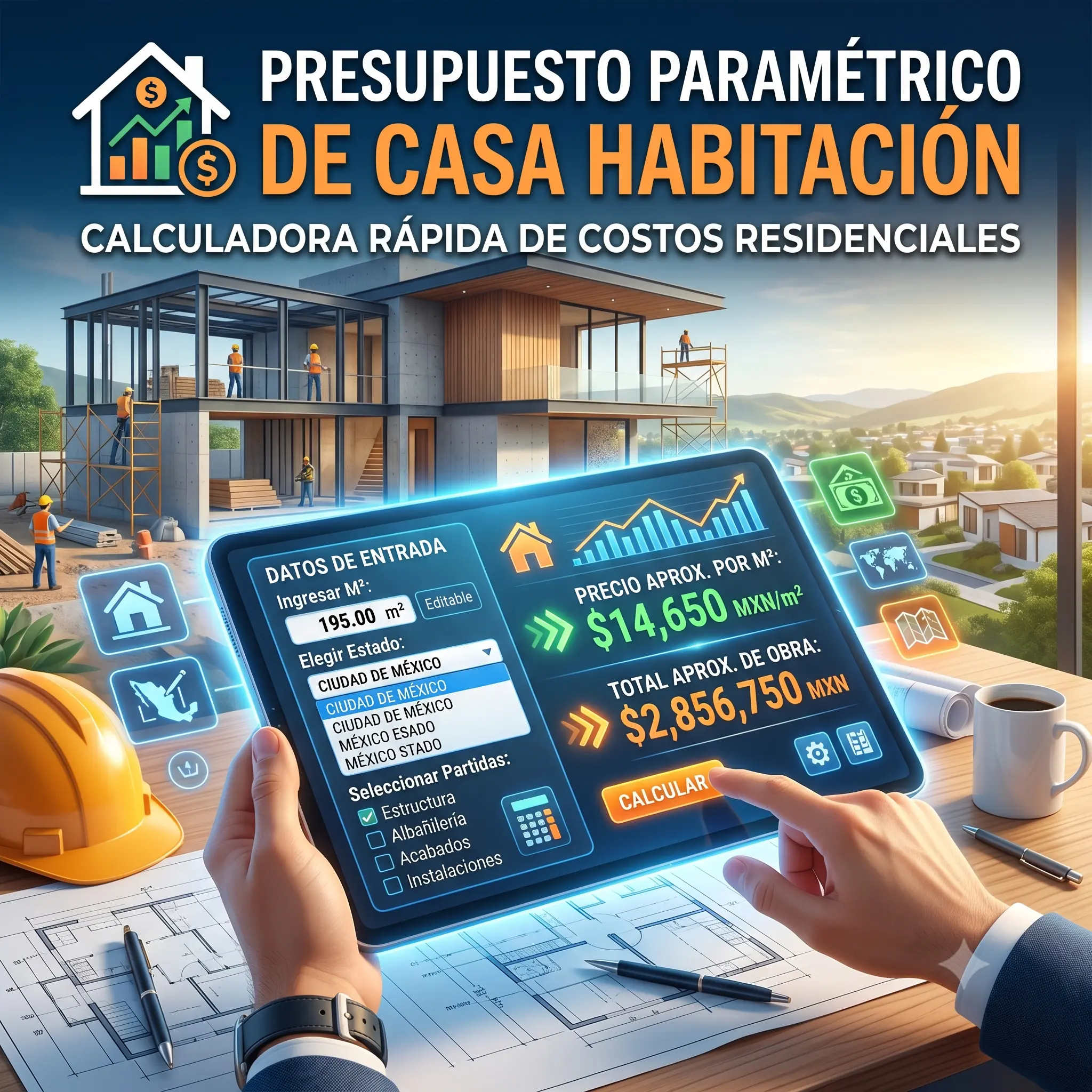 PRESUPUESTO PARAMÉTRICO DE CASA HABITACIÓN