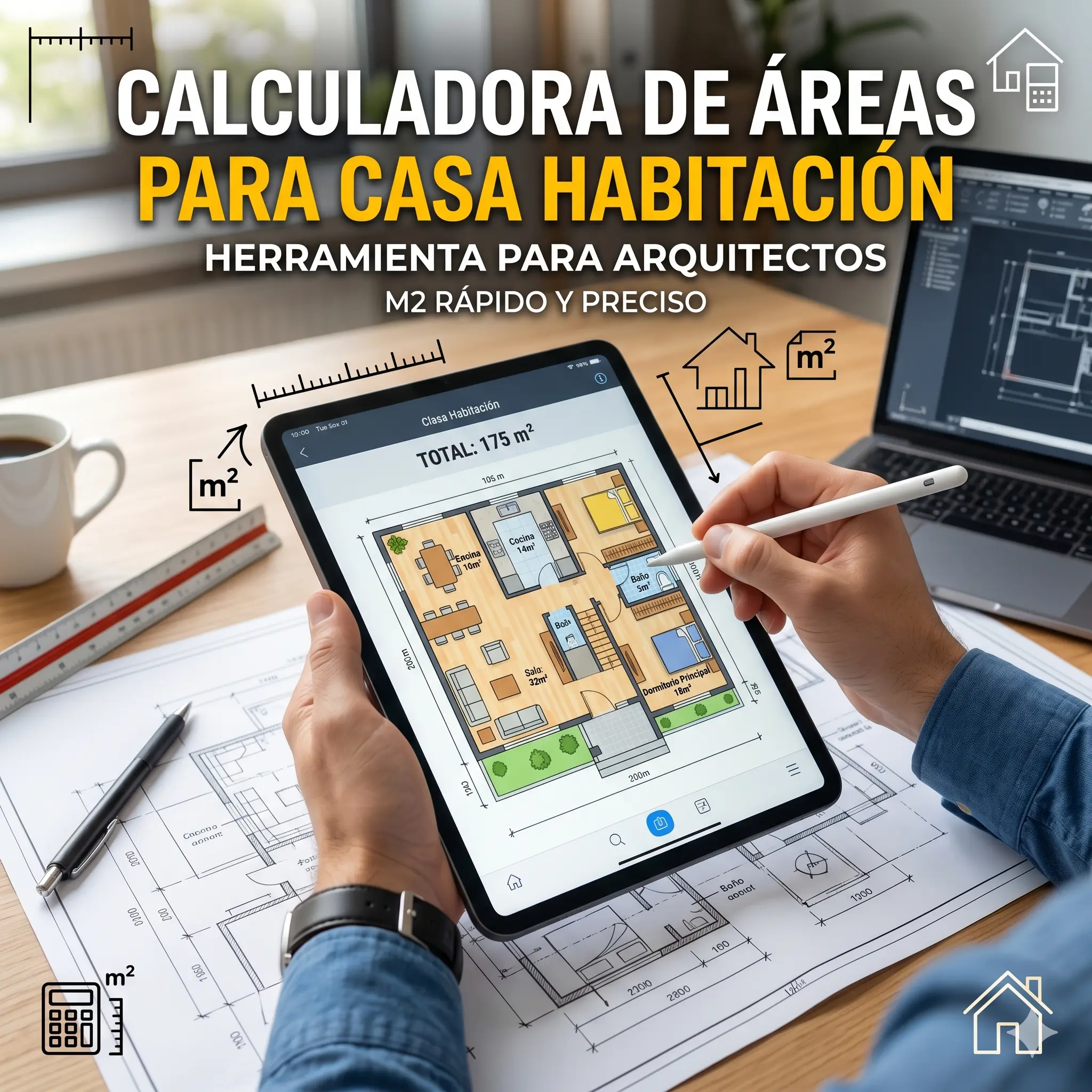 CALCULADORA DE ÁREAS PARA CASA HABITACIÓN